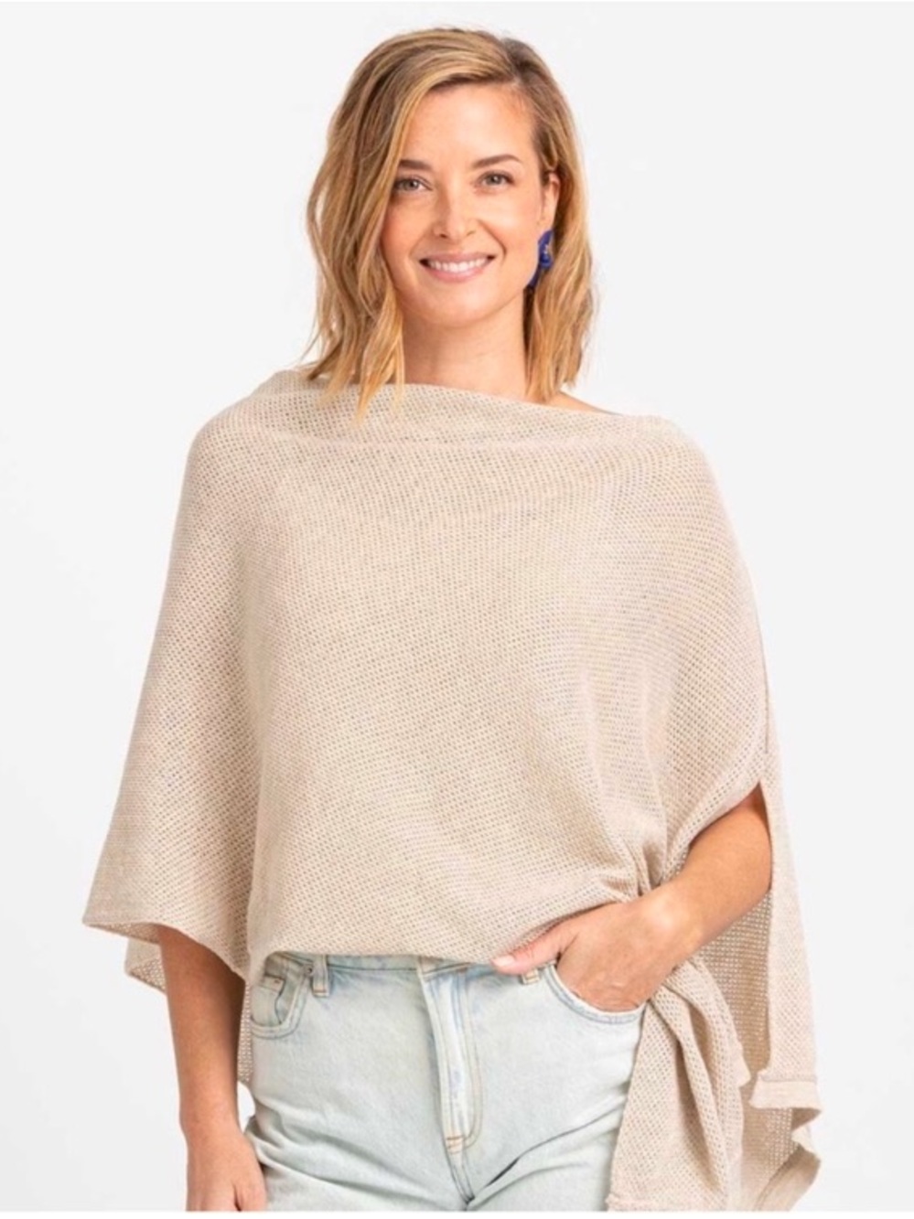 We Are Amma Womens OS The Cocoon in Natural Nursing Cover Breastfeeding Privacy